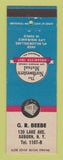 Matchbook Cover - Northwestern Mutual Insurance GR Beebe Auburn NY