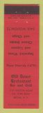 Matchbook Cover - Old Dover Restaurant Bar Grill Bronx NY Saul Wolfowitz