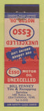 Matchbook Cover - Esso oil gas Bill Penney Chattanooga TN
