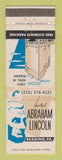 Matchbook Cover - Hotel Abraham Lincoln Reading PA