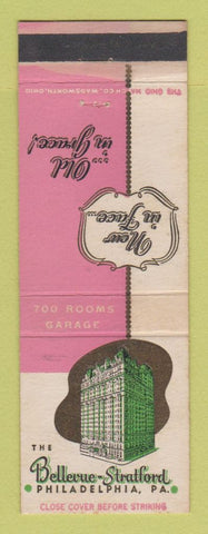 Matchbook Cover - Bellevue Stratford Hotel Philadelphia PA WEAR