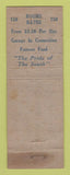 Matchbook Cover - Roosevelt Hotel New Orleans LA WEAR