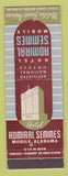Matchbook Cover - Hotel Admiral Semmes Mobile AL