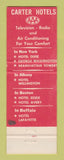 Matchbook Cover - Hotel Dixie New York City