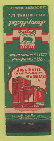 Matchbook Cover - Jung Hotel New Orleans LA WEAR