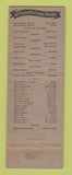Matchbook Cover - Jung Hotel New Orleans LA WEAR