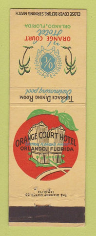 Matchbook Cover - Orange Court Hotel Orlando FL