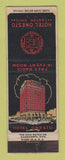 Matchbook Cover - Hotel Onesto Canton OH WEAR