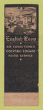 Matchbook Cover - George Washington Hotel Washington PA