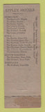 Matchbook Cover - Elms Resort Excelsior Springs MO Hotel Fontenelle Omaha NE