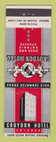 Matchbook Cover - Croydon Hotel Chicago IL