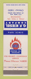 Matchbook Cover - Gulf oil gas Heating GF Kiesel St Louis MO