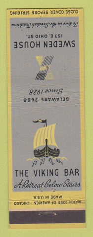 Matchbook Cover - Sweden House Viking Bar Chicago IL