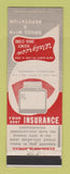 Matchbook Cover - Walgreens Drug Stores Insurance RX
