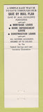 Matchbook Cover - Home Federal Savings Loan Portland ME