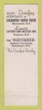 Matchbook Cover - Eastland Motor Hotel Portland ME
