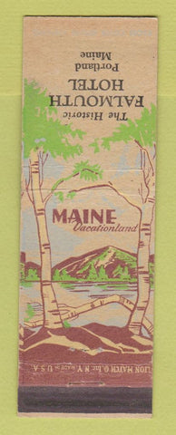 Matchbook Cover - Falmouth Hotel Portland ME