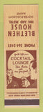 Matchbook Cover - Blethen House Inn Motel Dover Foxcroft ME
