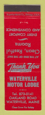 Matchbook Cover - Waterville Motor Lodge ME
