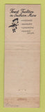 Matchbook Cover - Hotel Thacher Biddeford ME