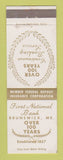 Matchbook Cover - First National Bank Brunswick ME