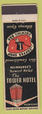 Matchbook Cover - Tower Hotel Milwaukee WI