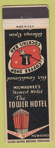 Matchbook Cover - Tower Hotel Milwaukee WI