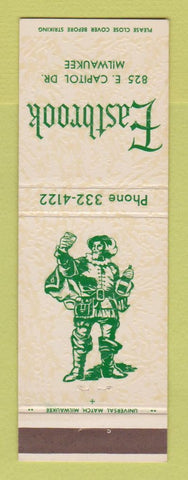 Matchbook Cover - Eastbrook Milwaukee WI