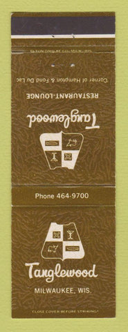Matchbook Cover - Tanglewood Restaurant Lounge Milwaukee WI