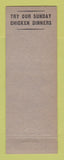 Matchbook Cover - Shorty's Lunch Milwaukee WI