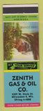 Matchbook Cover - Zenith Gas Oil Milwaukee WI
