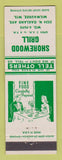 Matchbook Cover - Shorewood Grill Milwaukee WI