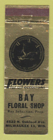 Matchbook Cover - Bay Flower Shop Milwaukee WI WEAR