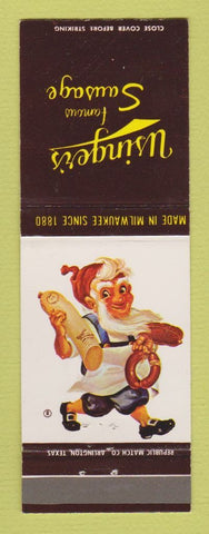 Matchbook Cover - Usinger's Sausage Milwaukee WI