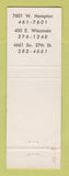 Matchbook Cover - Guaranty Savings Bank Milwaukee WI