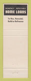 Matchbook Cover - Green Bay Avenue Savings and Loan Milwaukee WI