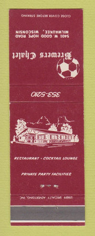 Matchbook Cover - Brewers Chalet Milwaukee WI