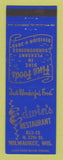 Matchbook Cover - Edwin's Restaurant Milwaukee WI