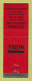 Matchbook Cover - Exxon oil gas Titcomb's General Store Abbot Village ME