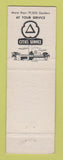 Matchbook Cover - Cities oil gas RM Sassaman Lewiston PA