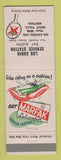 Matchbook Cover - Texaco oil gas Log Cabin Service Great Falls MT