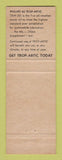 Matchbook Cover - Phillips 66 oil gas Westside IA
