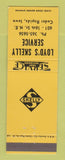 Matchbook Cover - Skelly oil gas Loyd's Cedar Rapids IA