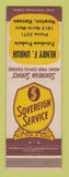 Matchbook Cover - Sovereign oil gas Henry Unruh Newton KS