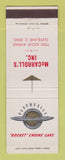 Matchbook Cover - Oldsmobile Rocket McCarroll's Cleveland OH
