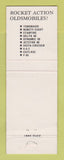 Matchbook Cover - 1966 Oldsmobile Cherokee Motors Jacksonville TX