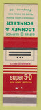 Matchbook Cover - Cities oil gas Oldsmobile Cadillac Rambler Prairie Du Chien WI