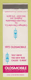 Matchbook Cover - 1972 Oldsmobile Caplinger Chevrolet England AR