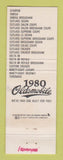 Matchbook Cover - 1980 Oldsmobile Thomas Chevrolet Cadillac Bedford PA WEAR