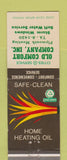 Matchbook Cover - Cities oil gas Heating Old Comfort Plymouth Meeting PA
